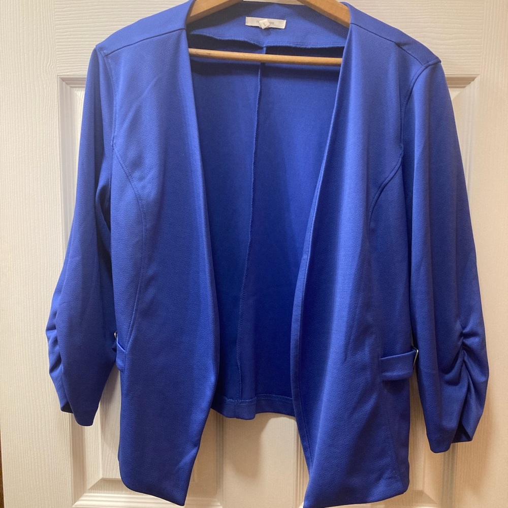 Blue Maurices blazer size large